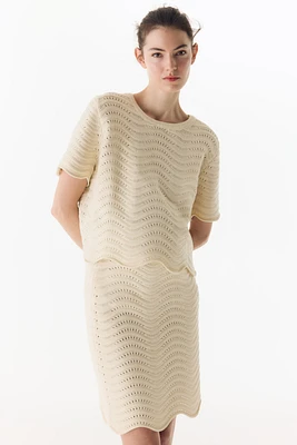 MAMA 2-Piece Pointelle-Knit Set