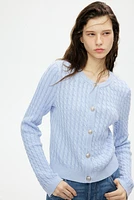 Cable-Knit Cardigan