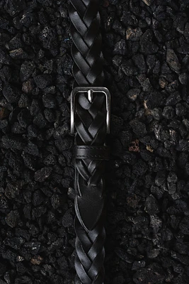 Braided Leather Belt
