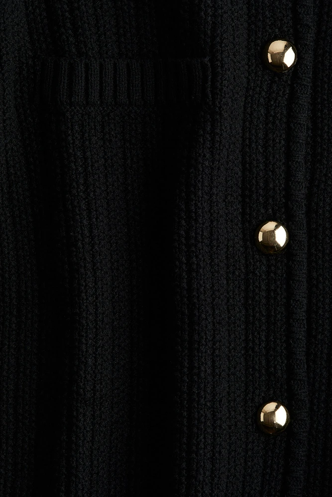 Moss-Knit Cardigan