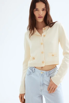Fine-Knit Cardigan