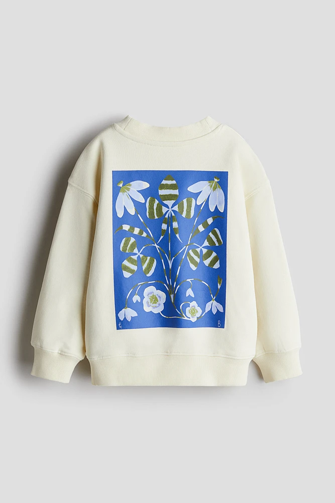 Printed Cotton Sweatshirt