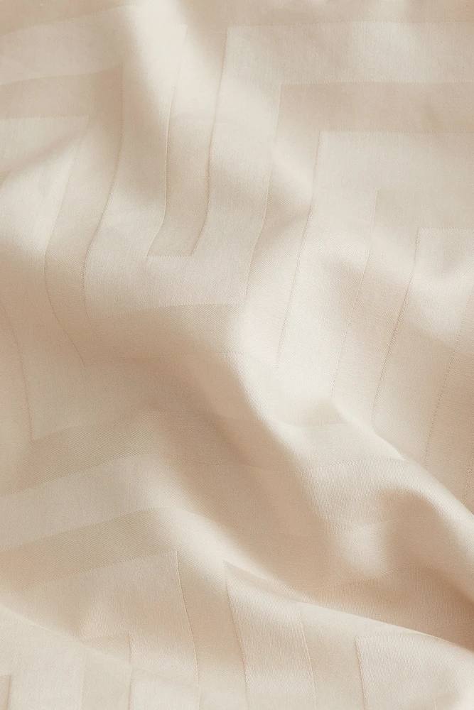 Cotton Sateen Twin Duvet Cover Set