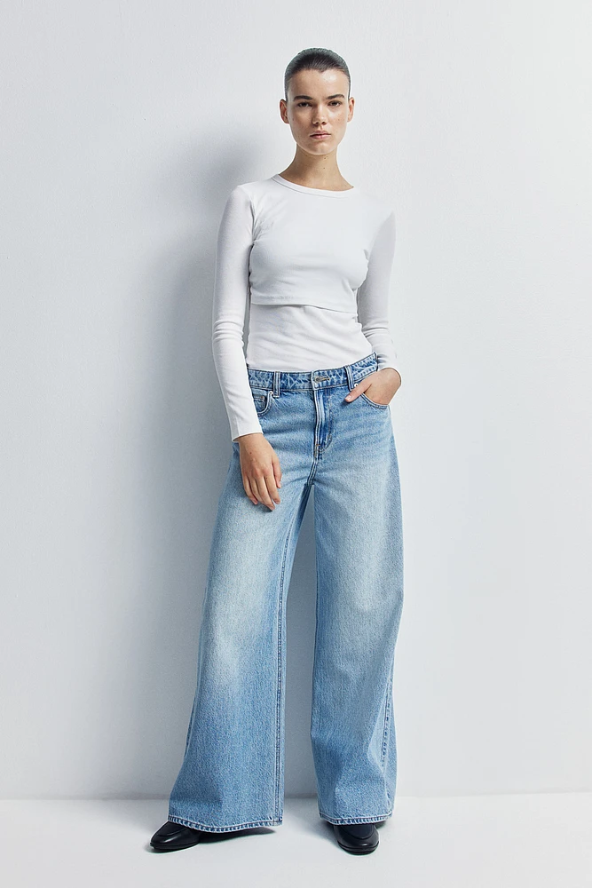 MAMA Ribbed Nursing Top