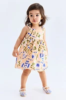 Floral-Print Seersucker Dress