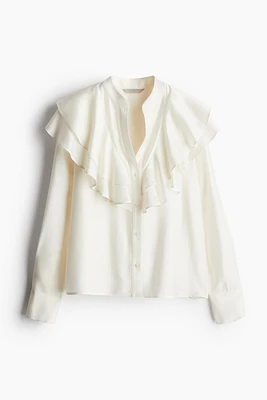 Blouse à volant