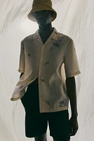 Regular-Fit Lyocell-Blend Resort Shirt