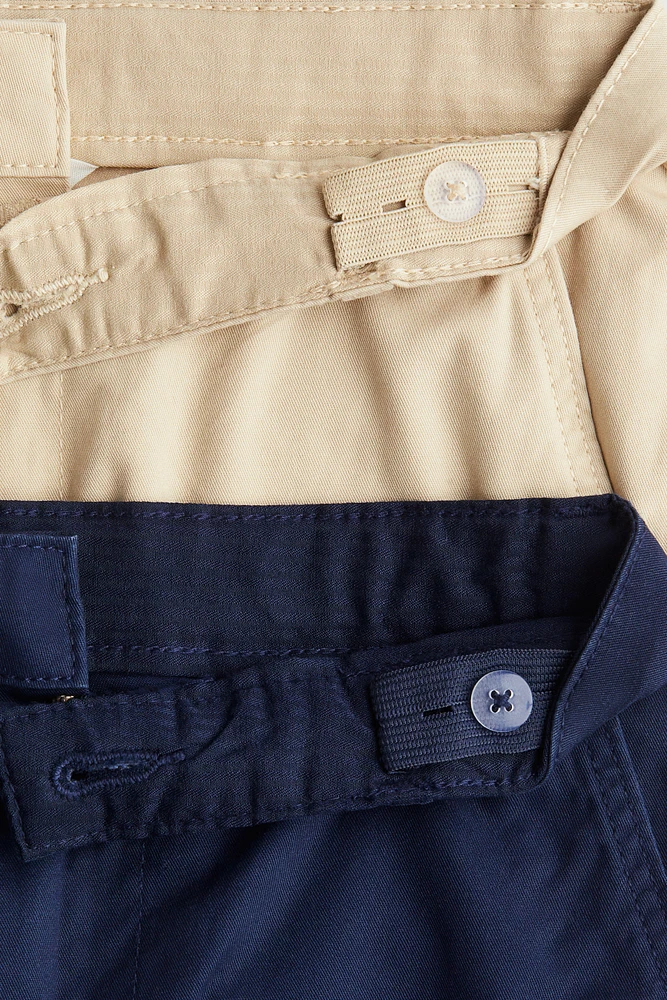 2-Pack Cotton Chino Shorts