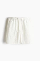 Relaxed-Fit Embroidered Shorts