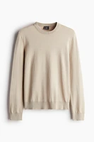 Slim Fit Fine-Knit Sweater