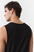 Slim-Fit Ribbed Tank Top