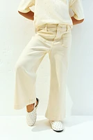 Flared Twill Pants