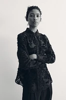 Textured-weave Shirt
