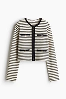 Textured-Knit Cardigan