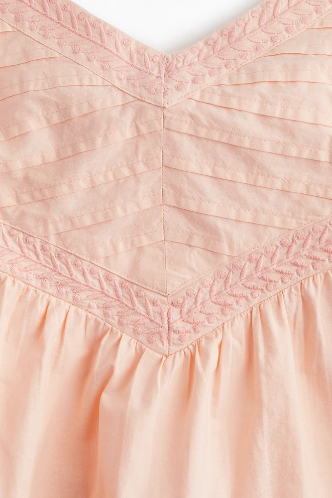 Strappy Top with Pintucks