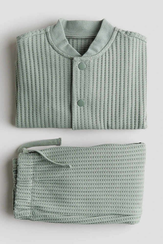 2-piece Waffled Jersey Set