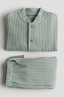2-piece Waffled Jersey Set