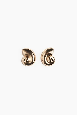 Seashell-Shaped Earrings