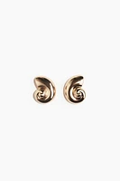 Seashell-Shaped Earrings