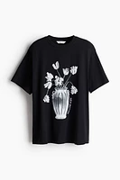 T-shirt avec motif à sequins