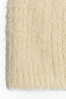 Tuque en tricot duveteux