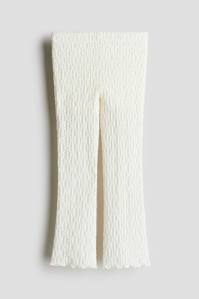 Textured Jersey Pants