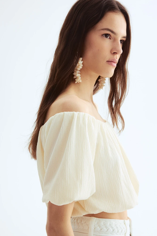 Off-the-Shoulder Crop Top