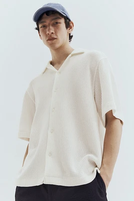 Loose Fit Ribbed Resort Shirt