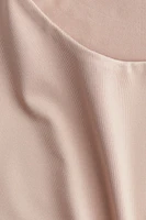 Cropped Microfiber Tank Top
