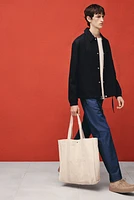 Regular Fit Canvas Coach Jacket