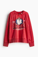 Oversized Printed Sweatshirt