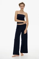 2-Piece Ribbed Top and Pants Set