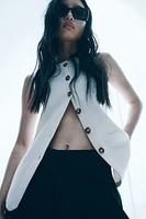 Fine-Knit Vest