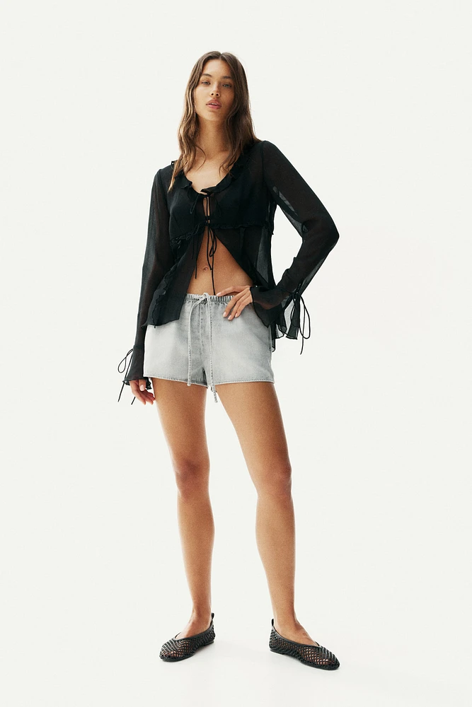 Short avec cordon de serrage
