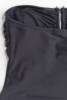 Padded-Cup Bandeau Swimsuit