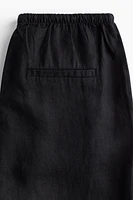 Linen Drawstring Pants