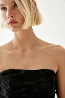 Embossed Mini Dress