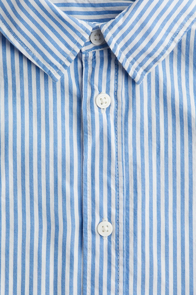 Short-Sleeved Cotton Shirt