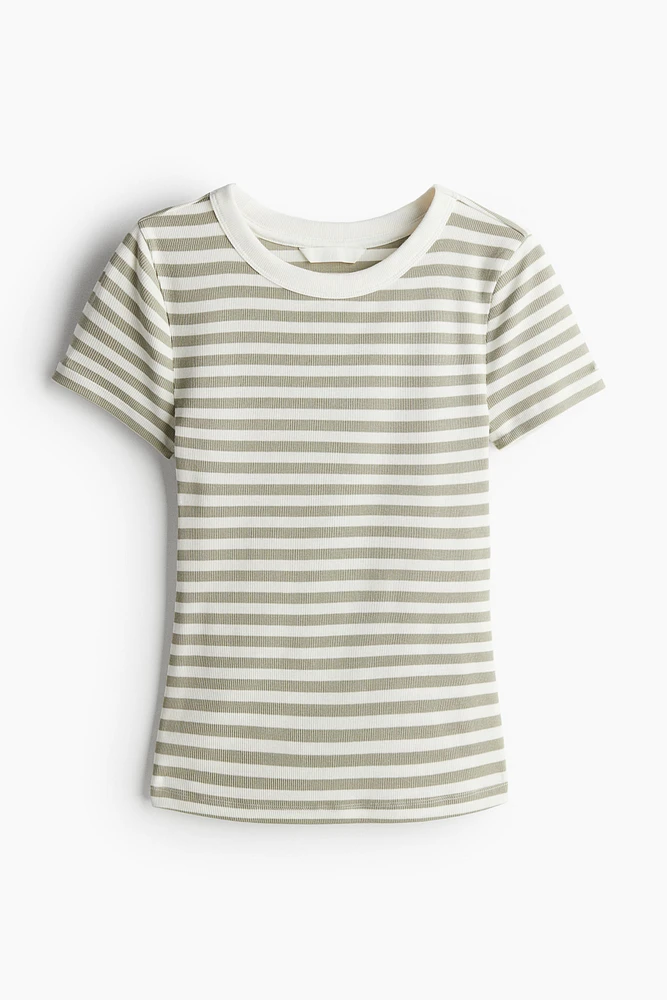 Ribbed T-shirt