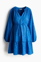MAMA Eyelet-Embroidered Dress