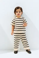 2-Piece Pointelle-Knit Cotton Set