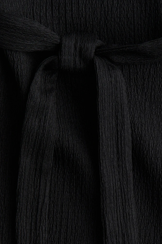 Tie-Belt Jumpsuit