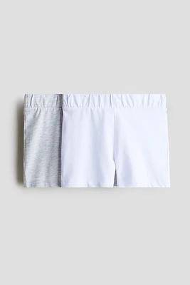 Lot de 2 shorts cycliste en jersey