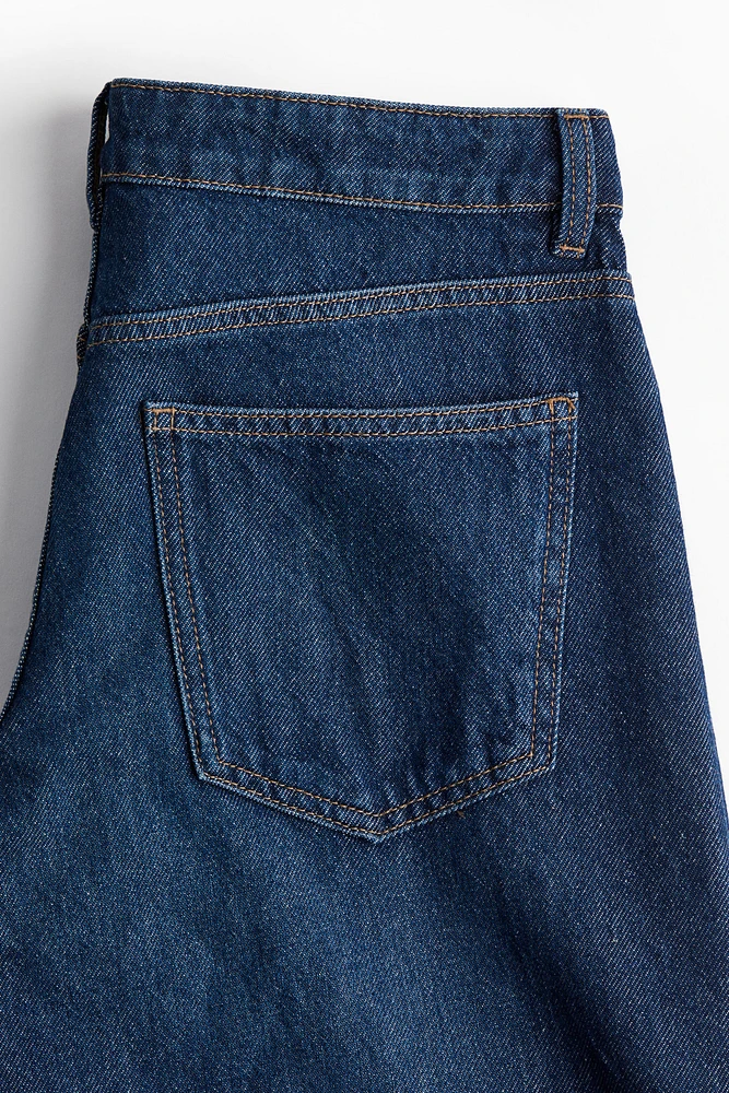 Barrel Regular Cropped Jeans