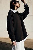 Sweatshirt with Collar