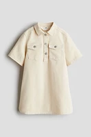 A-Line Twill Dress