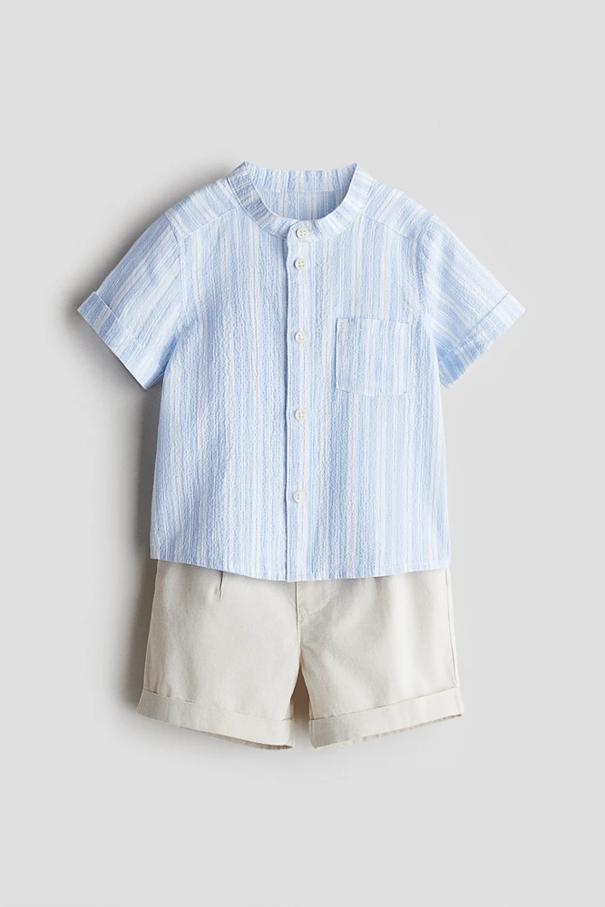 2-Piece Shirt and Shorts Set