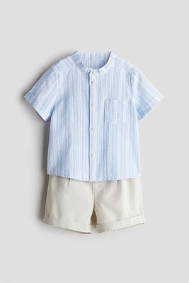 2-Piece Shirt and Shorts Set