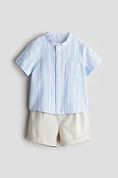 2-Piece Shirt and Shorts Set
