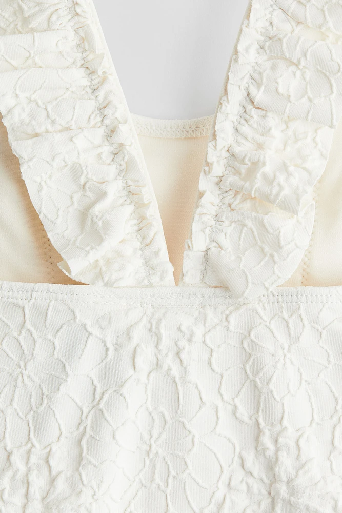 Ruffle-Trimmed Swimsuit